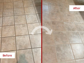 Floor Restored by Our Tile and Grout Cleaners in Leesburg, VA
