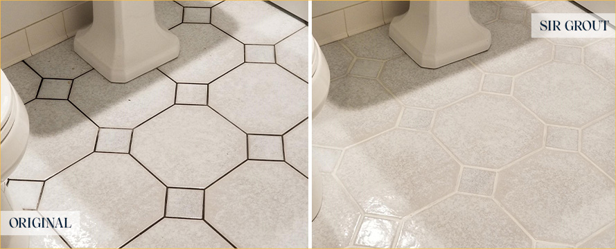 These Floors in Park Ridge Receive a Full Restoration From Our Grout  Cleaning Experts