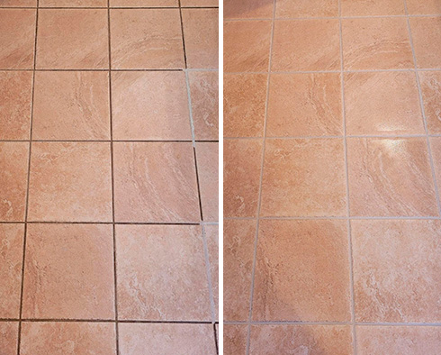 Bathroom Before and After Our Hard Surface Restoration Services in Alexandria, VA