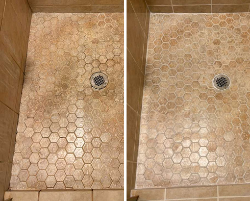 Shower Restored by Our Tile and Grout Cleaners in Vienna, VA 