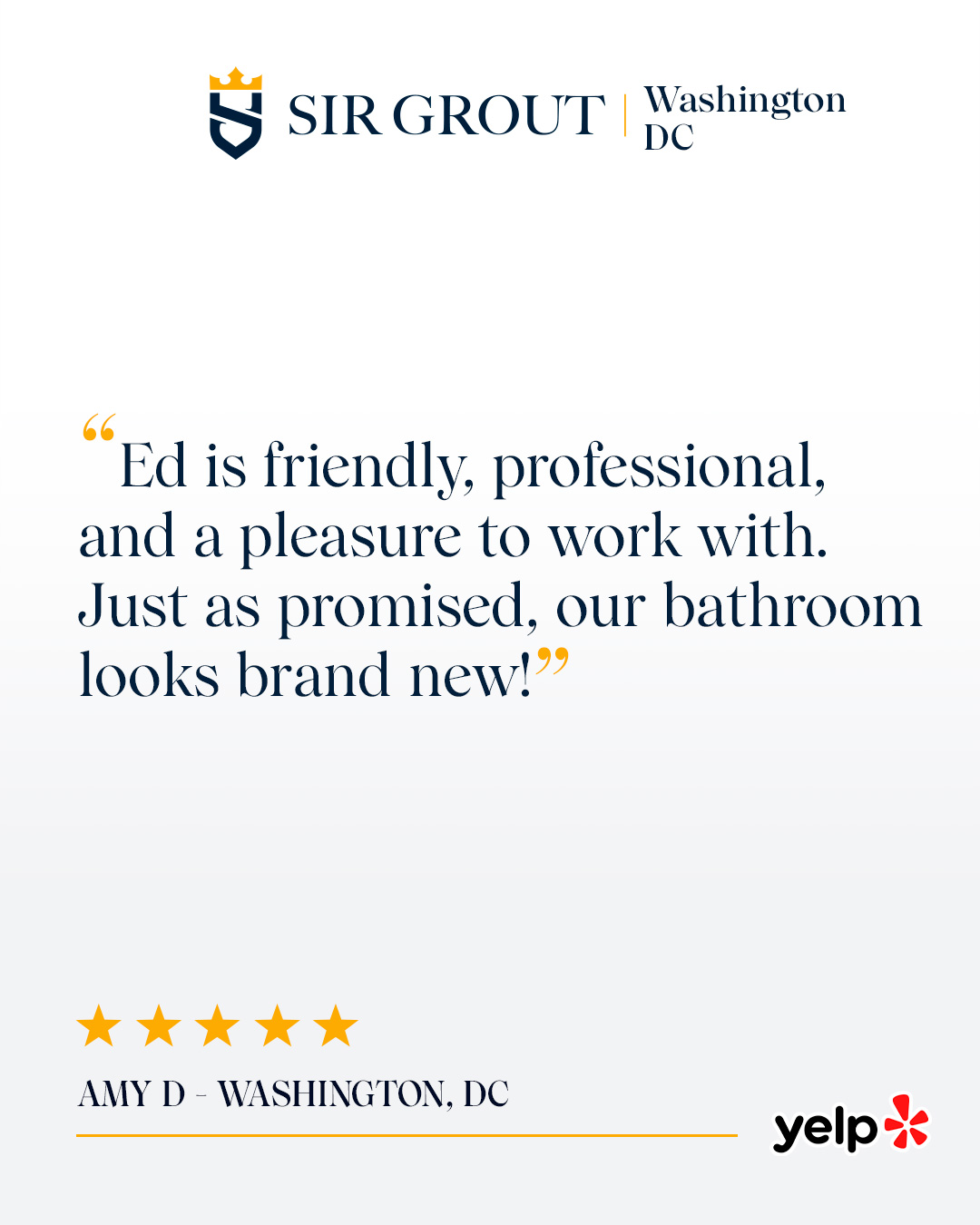 Testimonial from Amy D - Washington, DC April 03, 2025