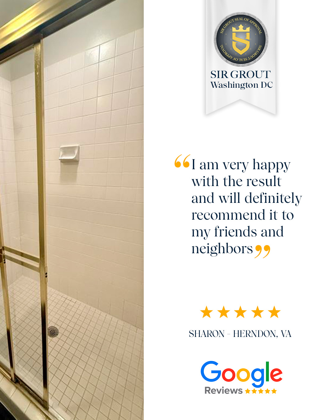 Testimonial from Sharon - Herndon, VA